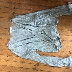 Urban Outfitters Wrap gray sweater top